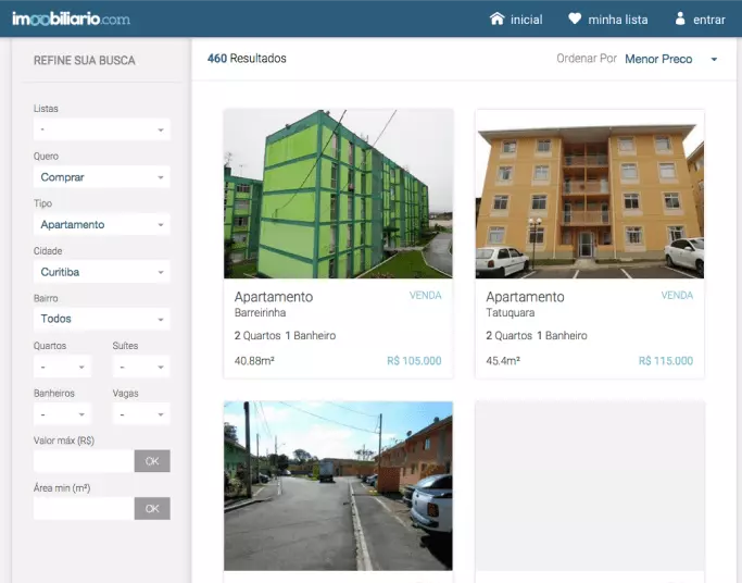 Properties list (desktop)